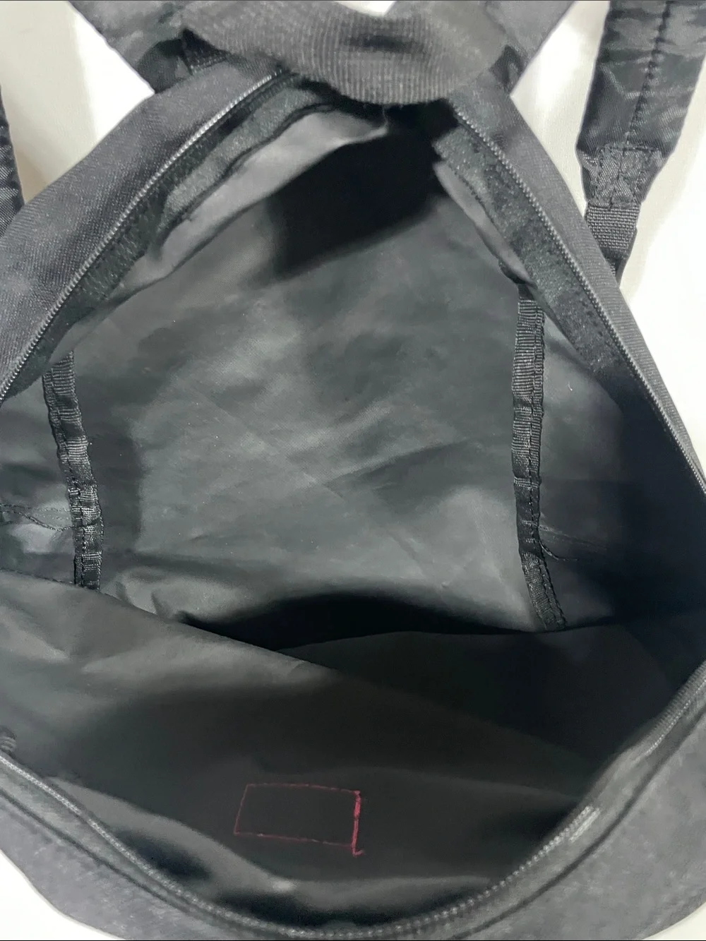 Dickies Black Canvas Daypack with Front Zip Pocket